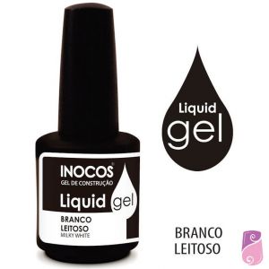 Liquid Gel Inocos Soak Off Branco Leitoso 15ml
