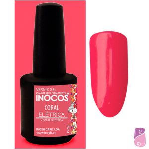 Verniz Gel Inocos Maria Coral Elétrica 15ml 