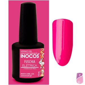 Verniz Gel Inocos Maria Fuschia Elétrica 15ml 