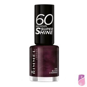 Verniz Rimmel London 60 Seconds #345 Black Cherries 8ml