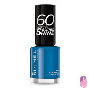 Verniz Rimmel London 60 Seconds #823 Blindfold Me Blue 8ml