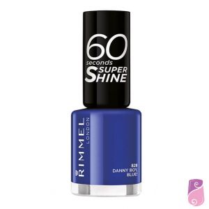 Verniz Rimmel London 60 Seconds #828 Danny Boy, Blue! 8ml